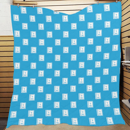 Bible Pattern Print Design 02 Premium Quilt