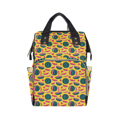 Watermelon Pattern Print Design WM02 Diaper Bag Backpack