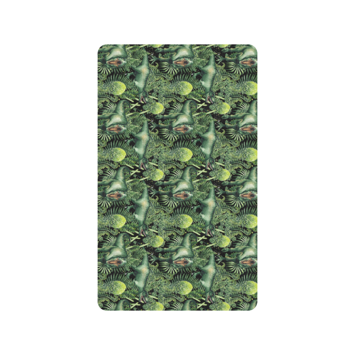 Dinosaur T Rex Print Pattern Rubber Doormat