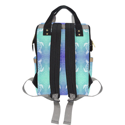 Sea Turtle Draw Diaper Bag Backpack