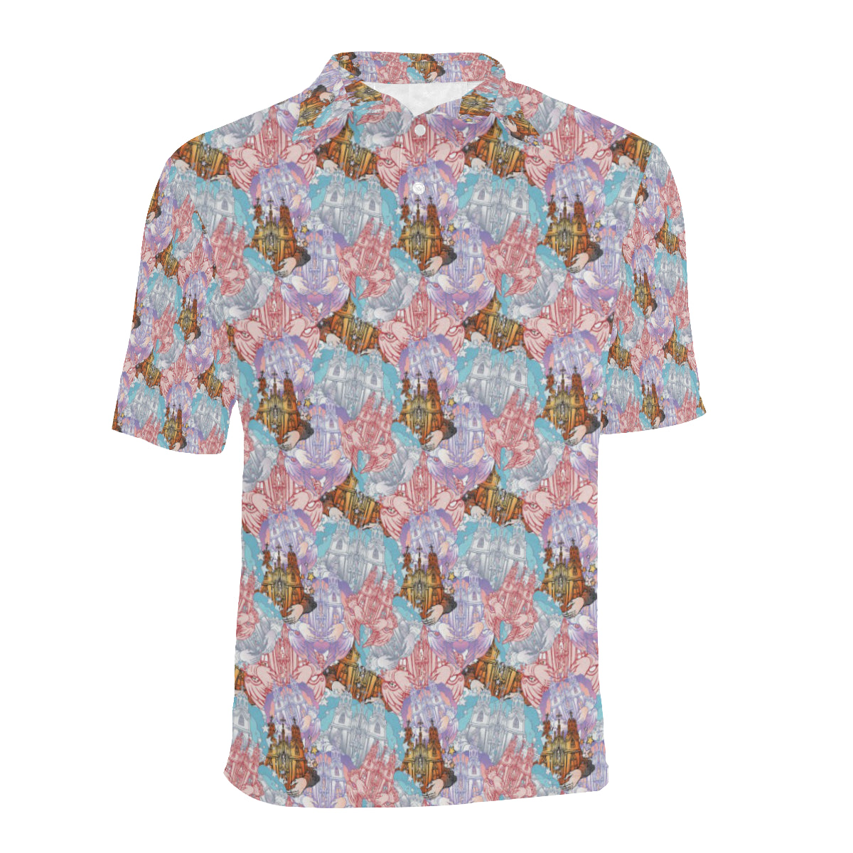 Christian Pattern Print Design 03 Men Polo Shirt