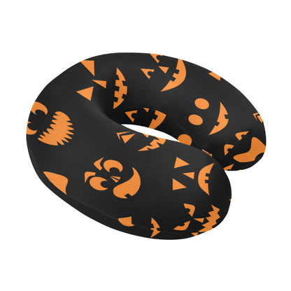 Halloween Pattern Print Design 02 U-Shaped Travel Neck Pillow