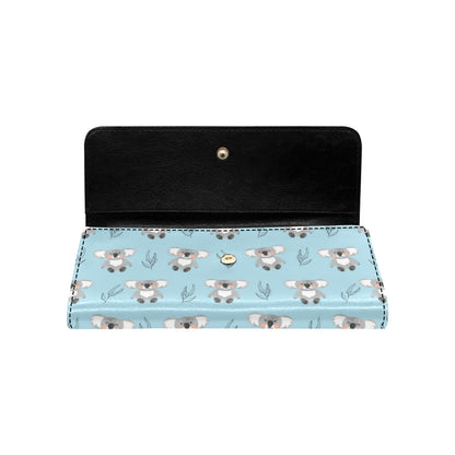 Koala Pattern Print Design 01 Women's Trifold Wallet