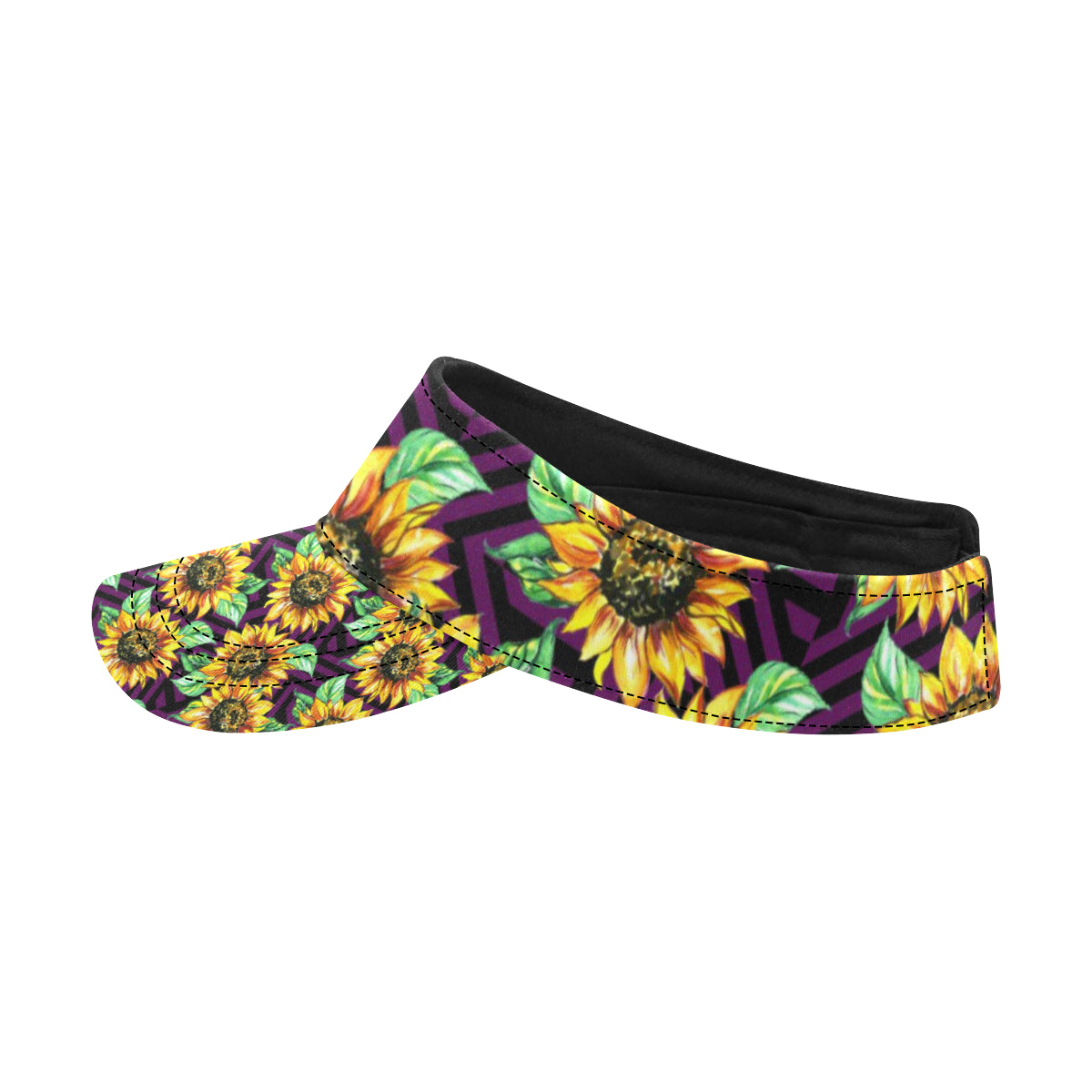 Sunflower Pattern Print Design SF012 Unisex Sun Visor