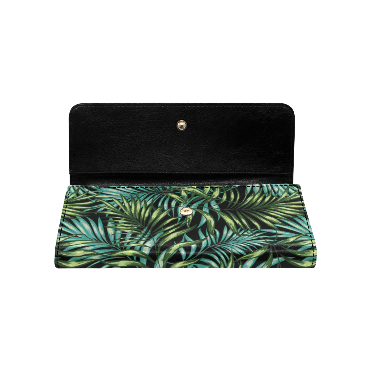 Tropical Flower Pattern Print Design TF08 Women's Trifold Wallet