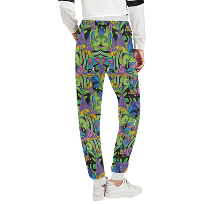 Psychedelic Trippy Mushroom Themed Unisex Sweatpants