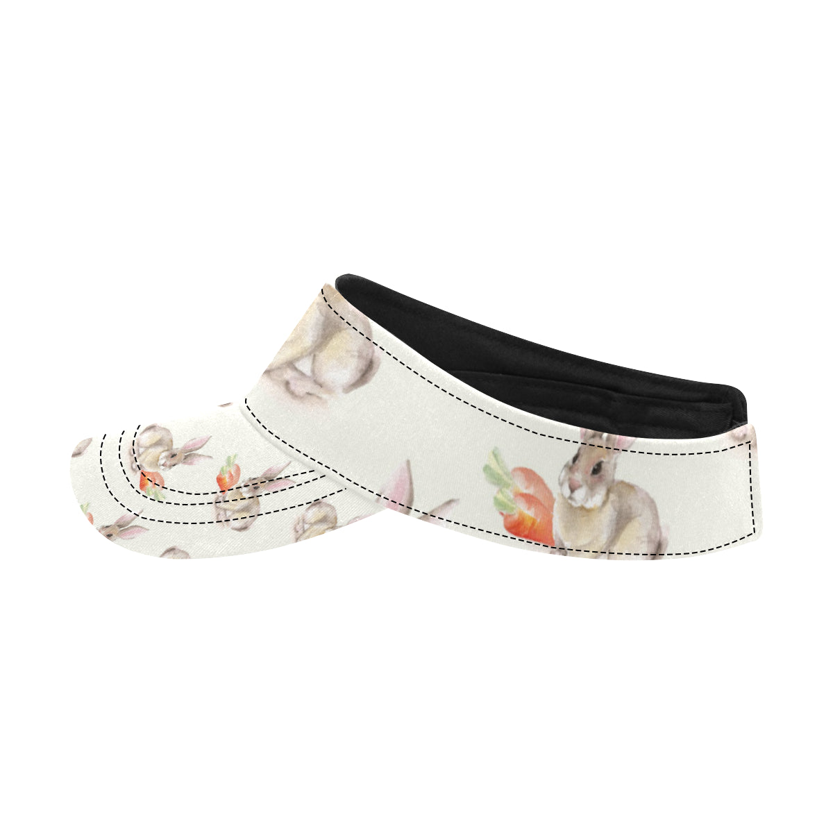 Rabbit Pattern Print Design 01 Unisex Sun Visor