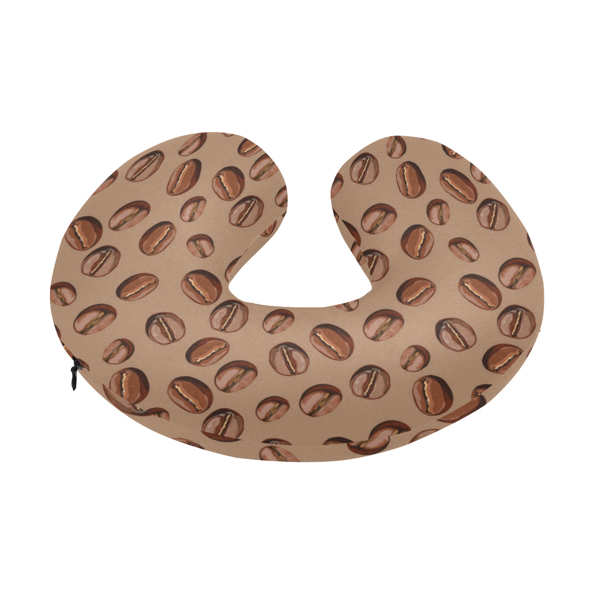 Coffee Pattern Print Design 07 U-Shaped Travel Neck Pillow