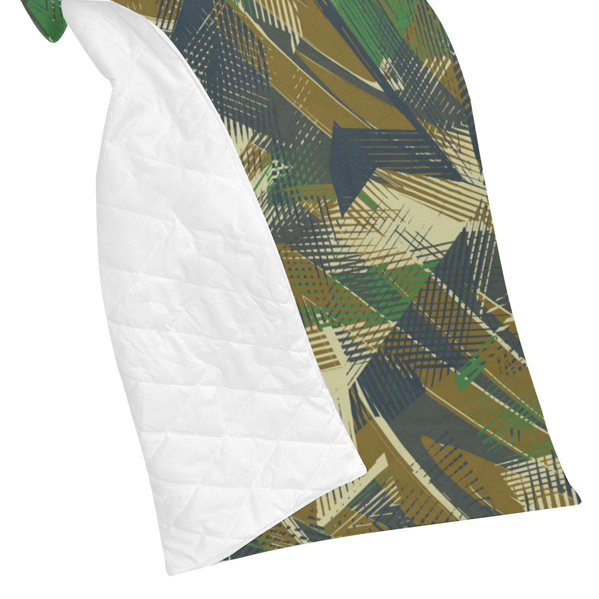Military Camouflage Pattern Print Design 01 Premium Quilt