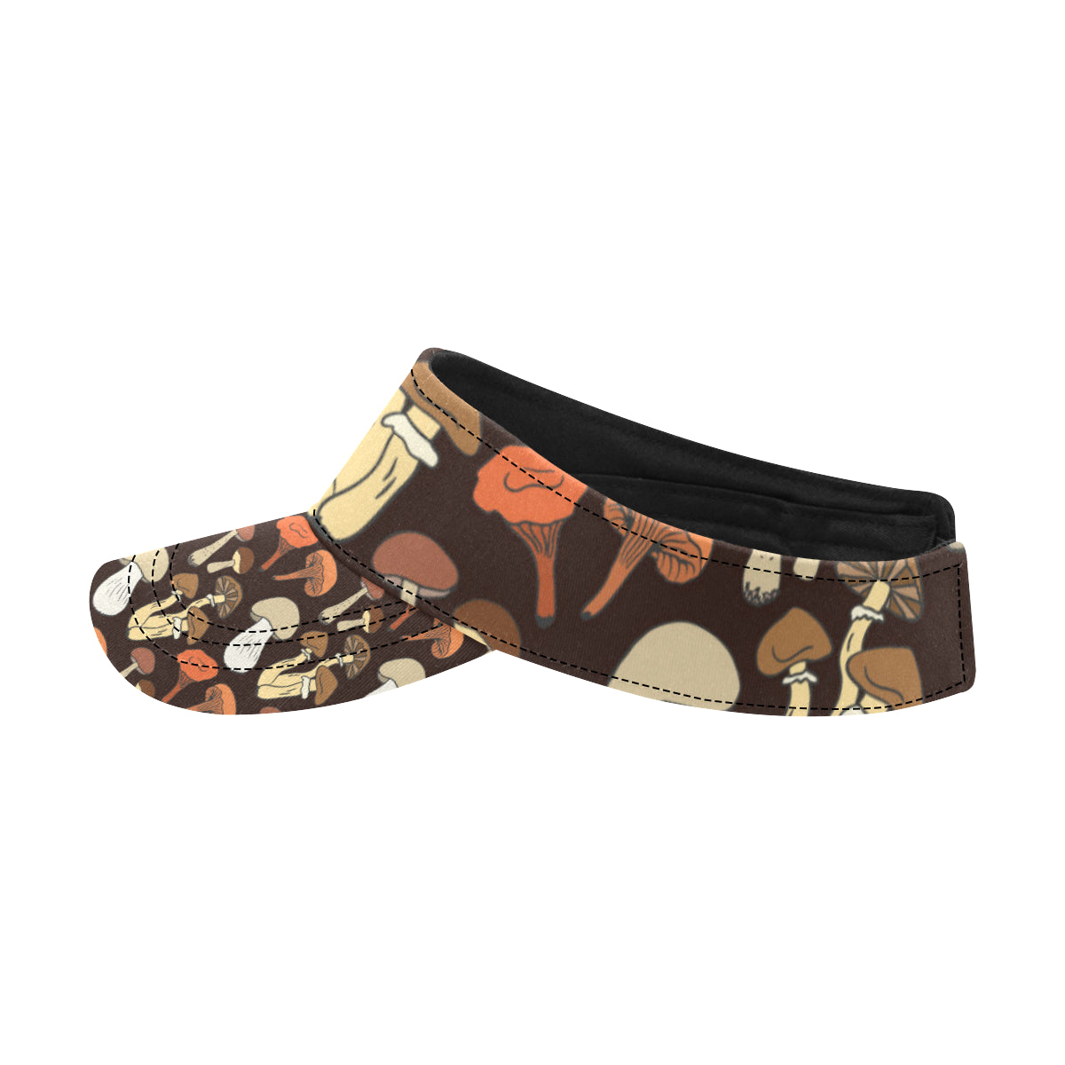 Mushroom Pattern Print Design A05 Unisex Sun Visor