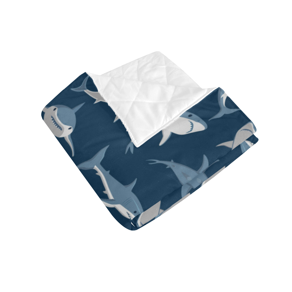 Shark Action Pattern Premium Quilt