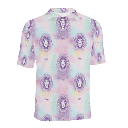 Leo Pattern Print Design 03 Men Polo Shirt