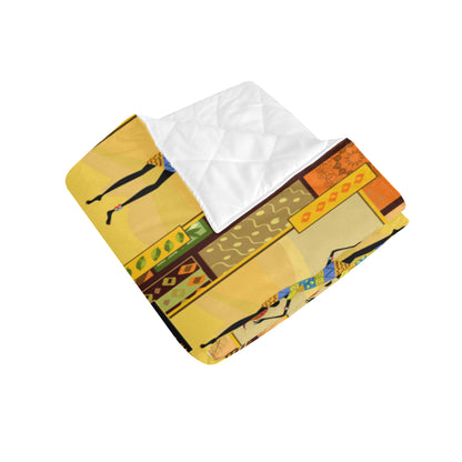 African Girl Design Premium Quilt