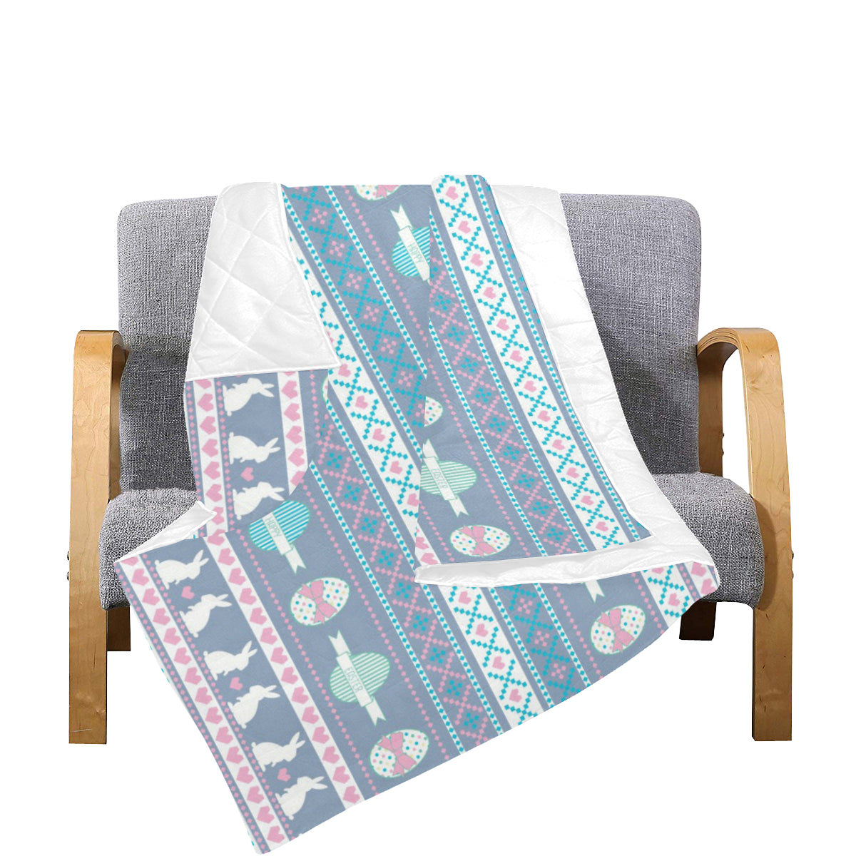 Easter Eggs Pattern Print Design RB013 Premium Quilt