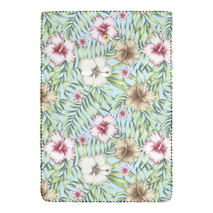 Tropical Flower Pattern Print Design TF05 Women's Trifold Wallet