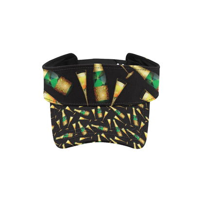 Champagne Pattern Print Design 02 Unisex Sun Visor