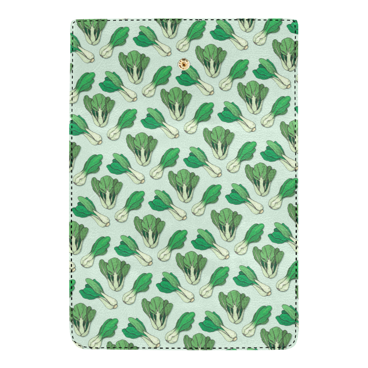 Bok Choy Pattern Print Design 01 Women's Trifold Wallet