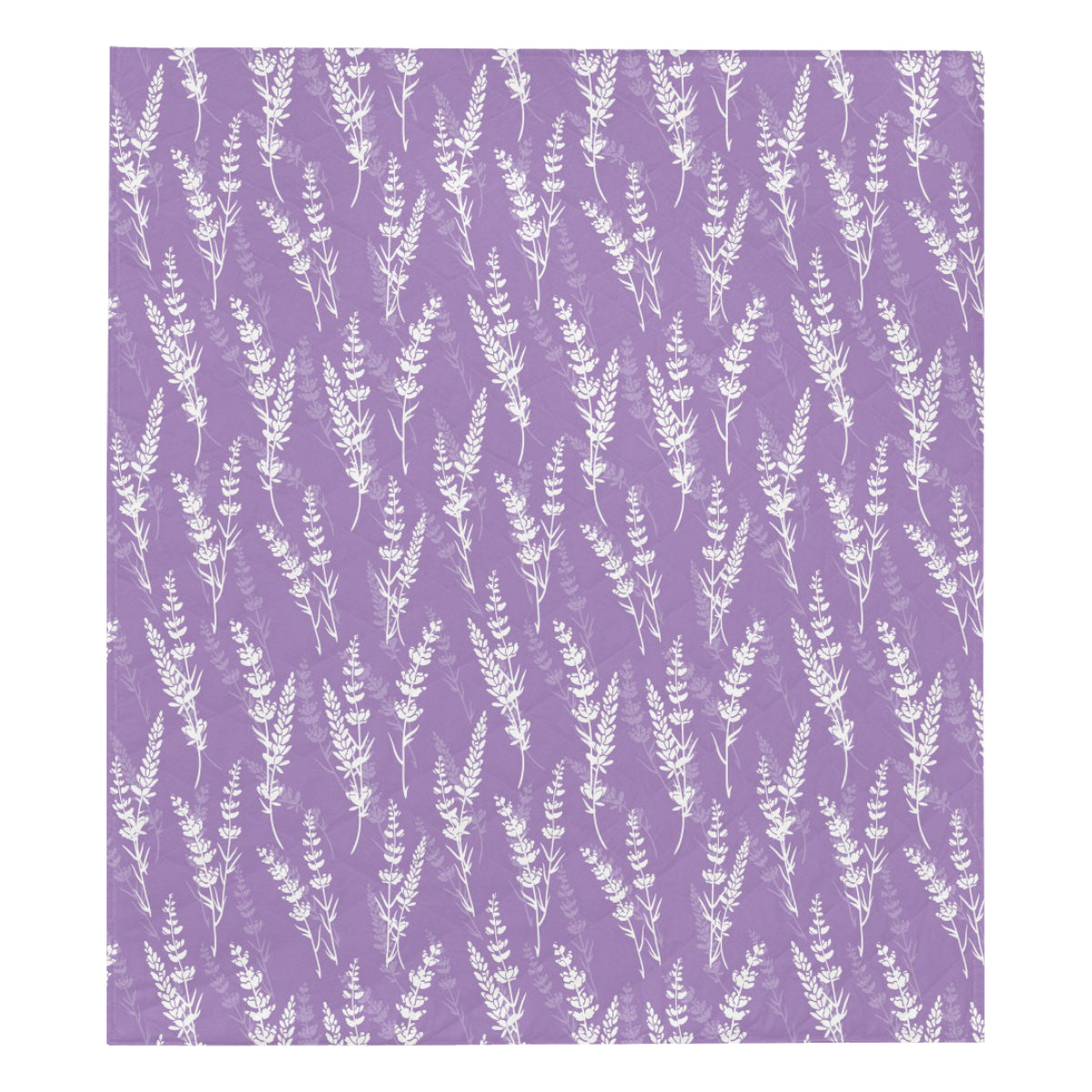 Lavender Pattern Print Design LV08 Premium Quilt