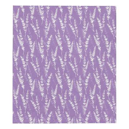 Lavender Pattern Print Design LV08 Premium Quilt