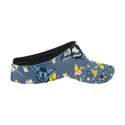 Monarch Butterfly Pattern Print Design 02 Unisex Sun Visor