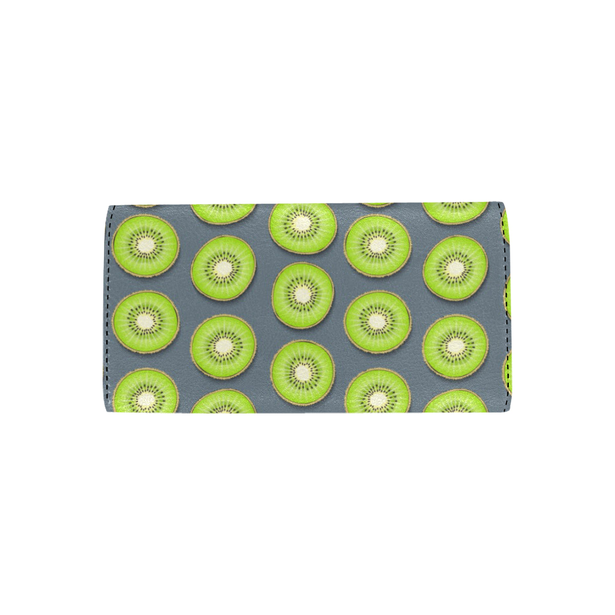 Kiwi Pattern Print Design KW06 Women's Trifold Wallet