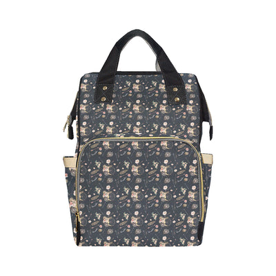Bohemian Pattern Print Design 09 Diaper Bag Backpack