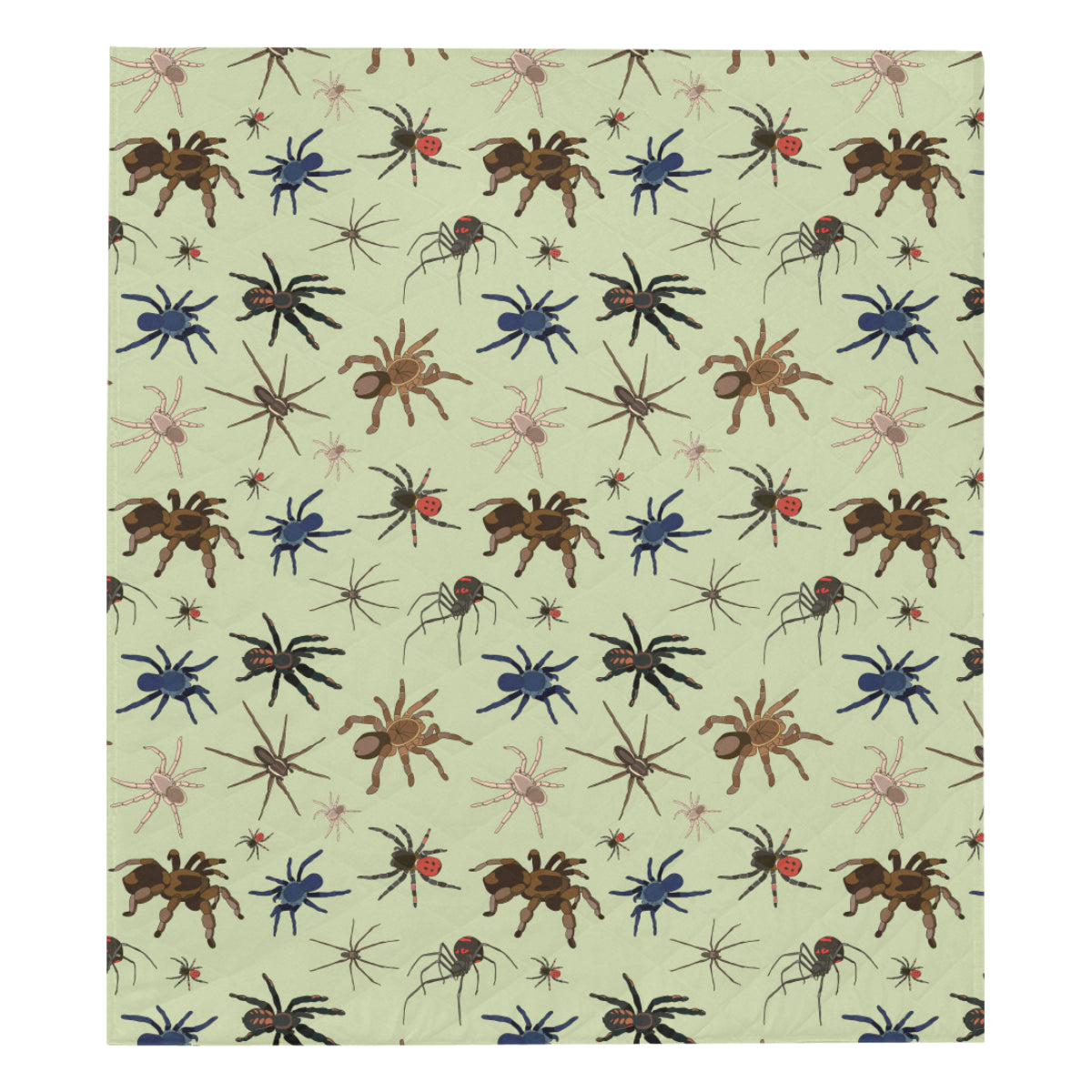 Tarantula Pattern Print Design 02 Premium Quilt