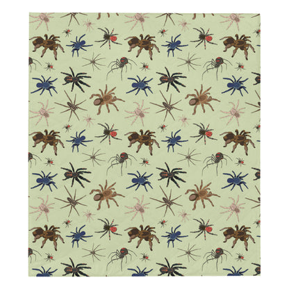 Tarantula Pattern Print Design 02 Premium Quilt