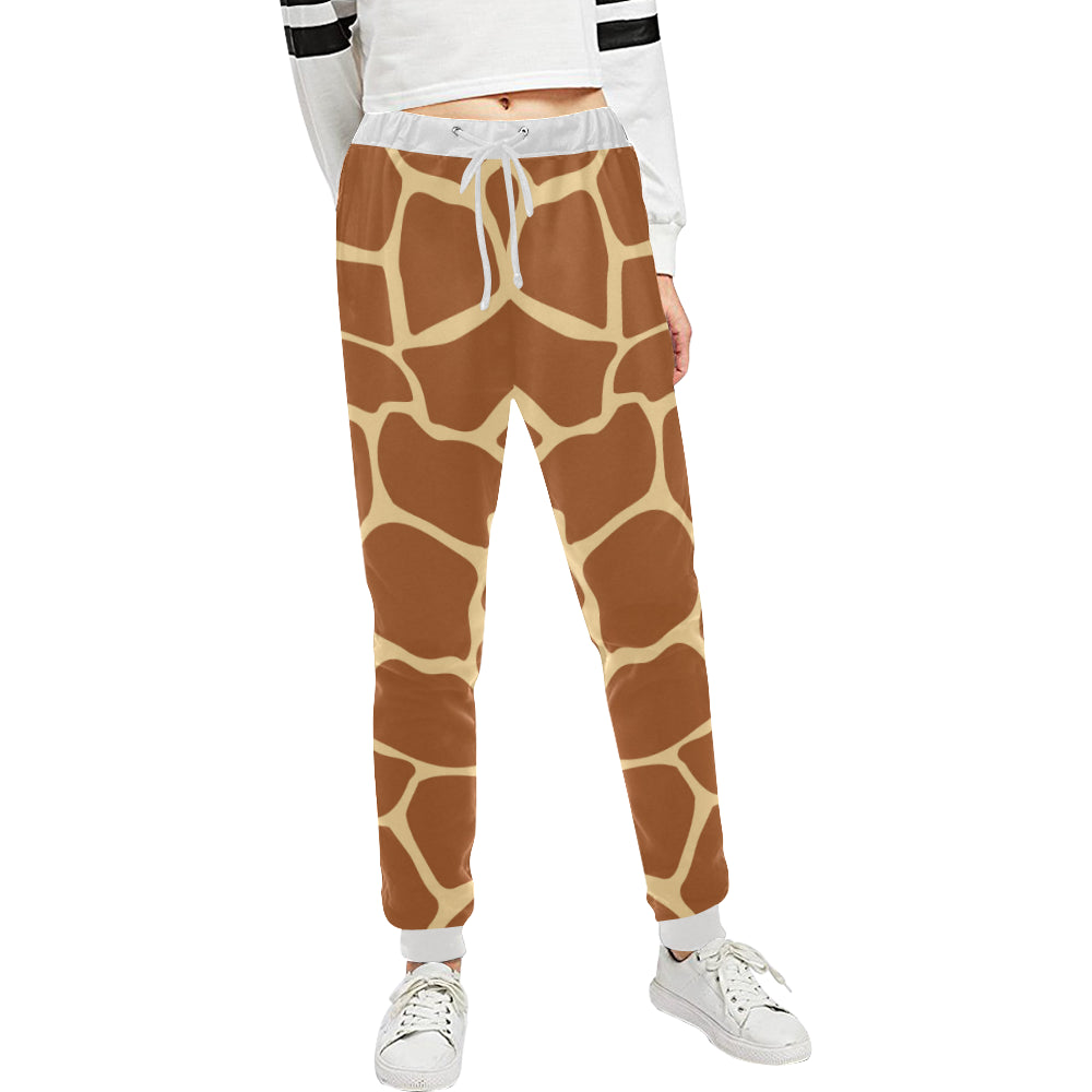 Giraffe Texture Print Unisex Sweatpants