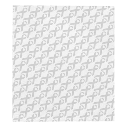Brain cancer Pattern Print Design 02 Premium Quilt