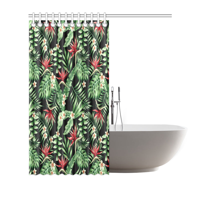 Bird Of Paradise Pattern Print Design BOP05 Shower Curtain