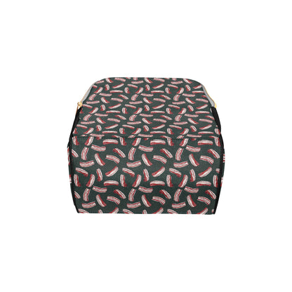 Bacon Pattern Print Design 02 Diaper Bag Backpack
