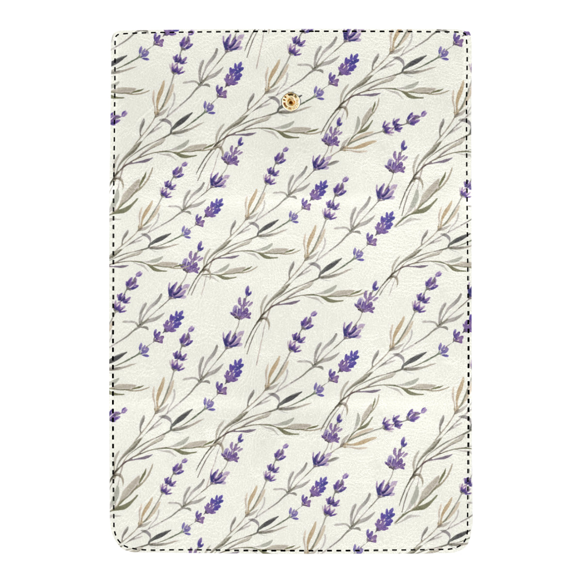 Lavender Pattern Print Design 01 Women's Trifold Wallet