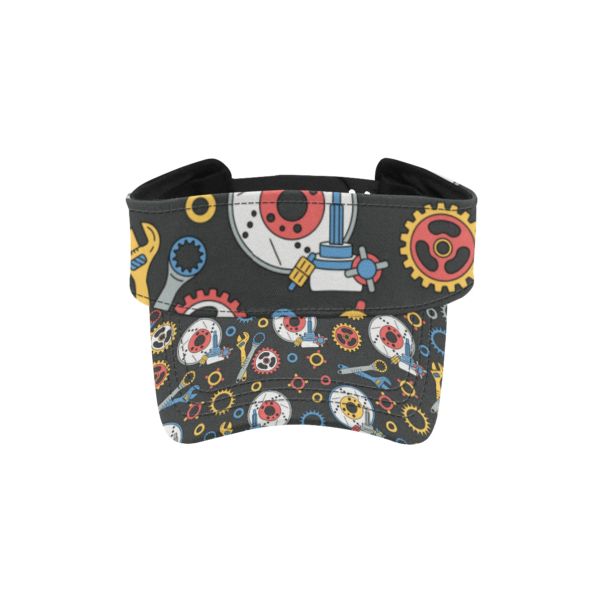Mechanic Pattern Print Design 01 Unisex Sun Visor