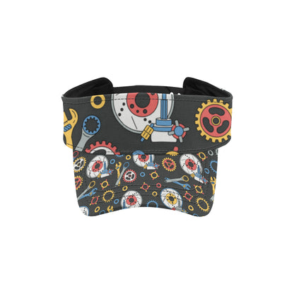 Mechanic Pattern Print Design 01 Unisex Sun Visor