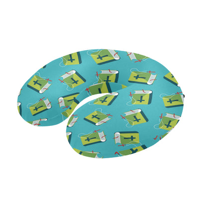 Bible Pattern Print Design 01 U-Shaped Travel Neck Pillow