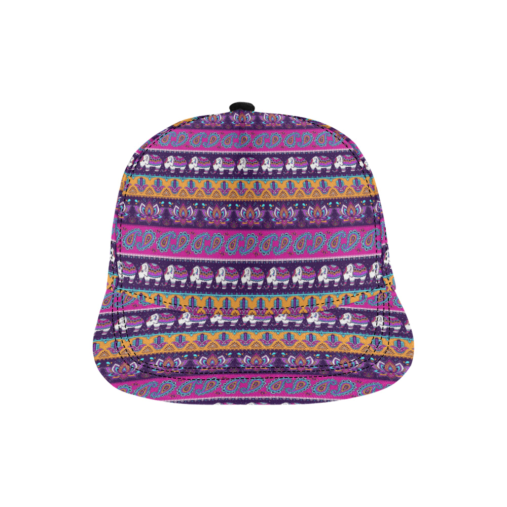 Boho Indian Style Pattern Snapback Cap