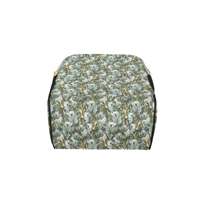 Koala Pattern Design Print Diaper Bag Backpack