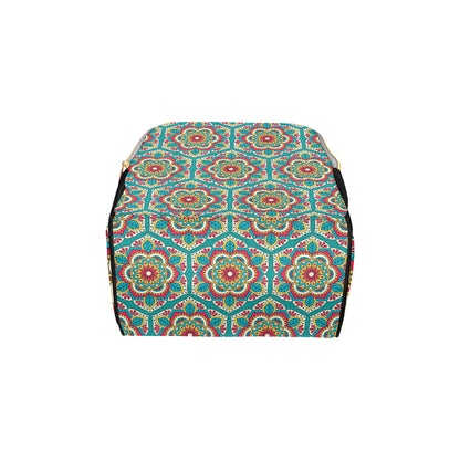 Mandala Pattern Print Design 03 Diaper Bag Backpack