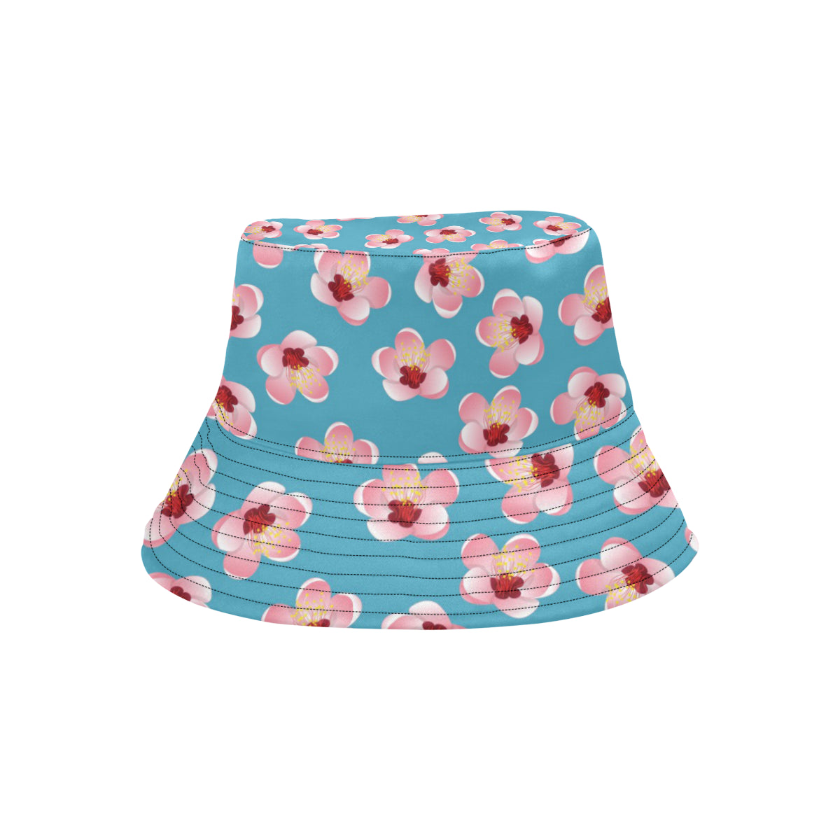 Cherry Blossom Pattern Print Design CB09 Unisex Bucket Hat