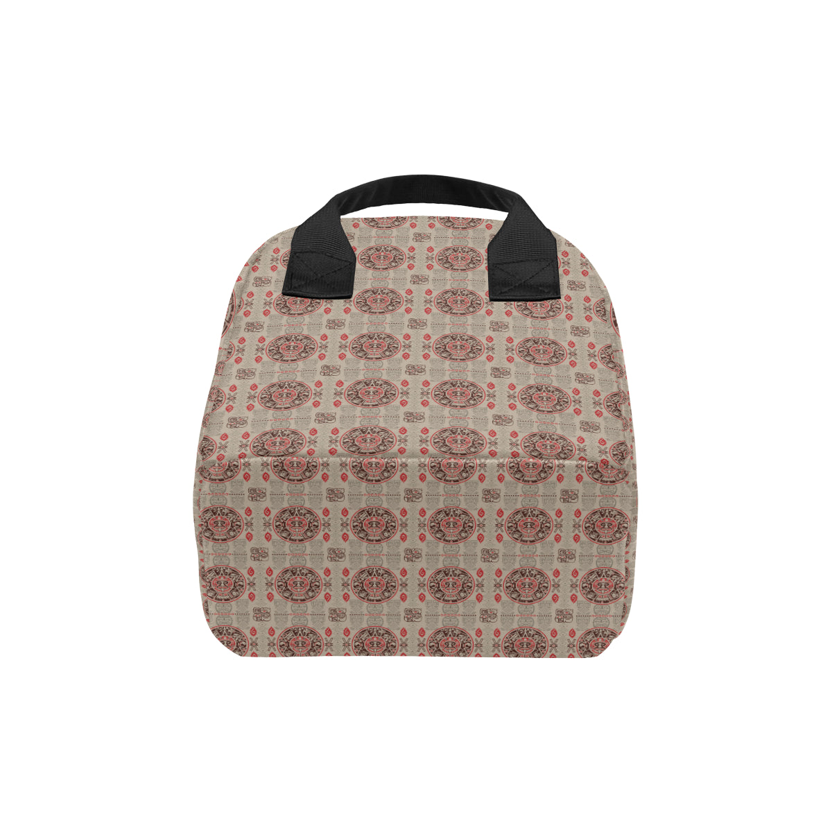 Calendar Aztec Print Pattern Insulated Lunch Bag