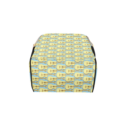 Acoustic Guitar Pattern Print Design 03 Diaper Bag Backpack