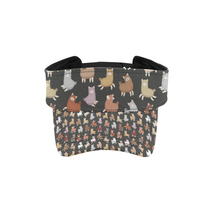 Alpaca Cute Design Themed Print Unisex Sun Visor