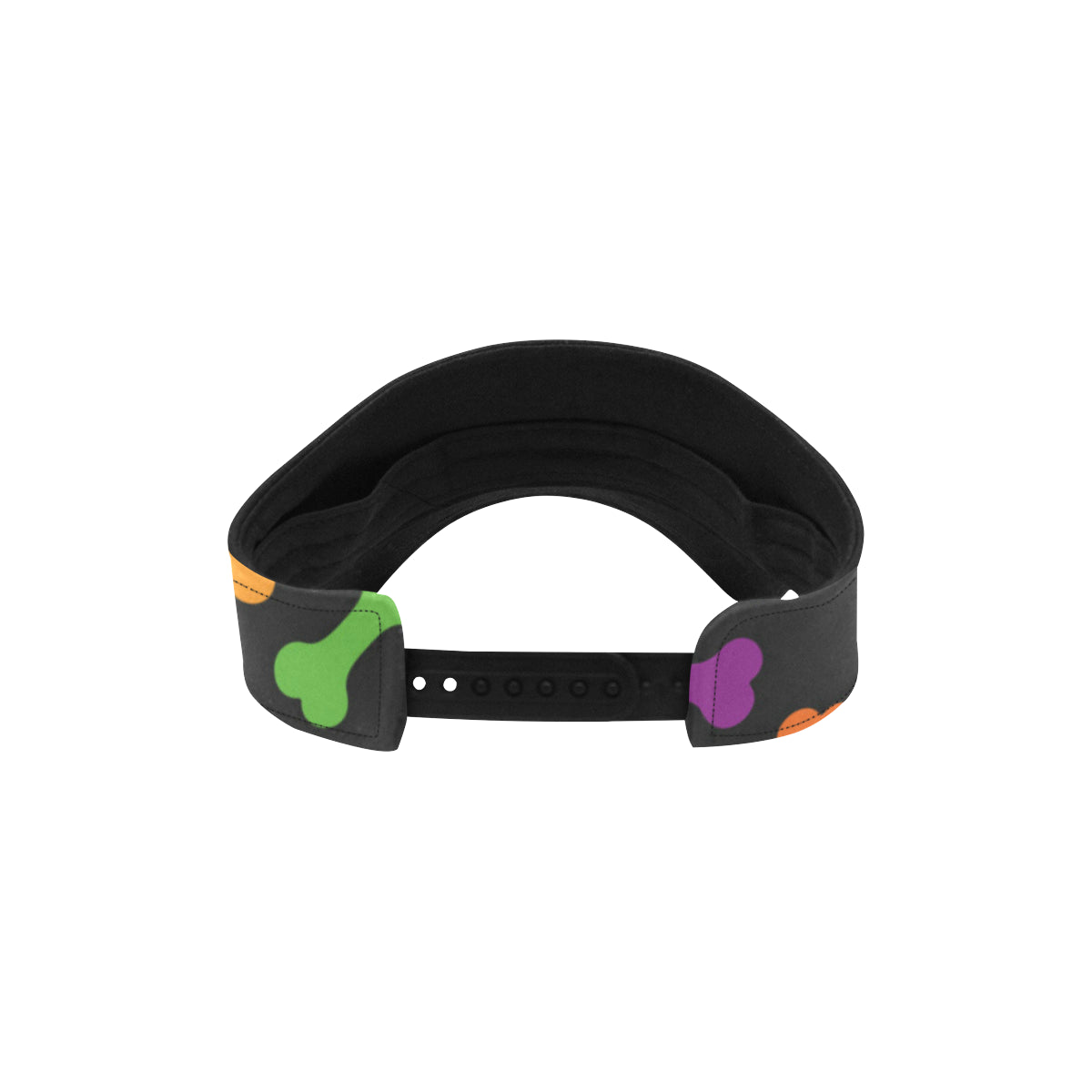 Dog Bone Neon Color Pattern Print Design 02 Unisex Sun Visor