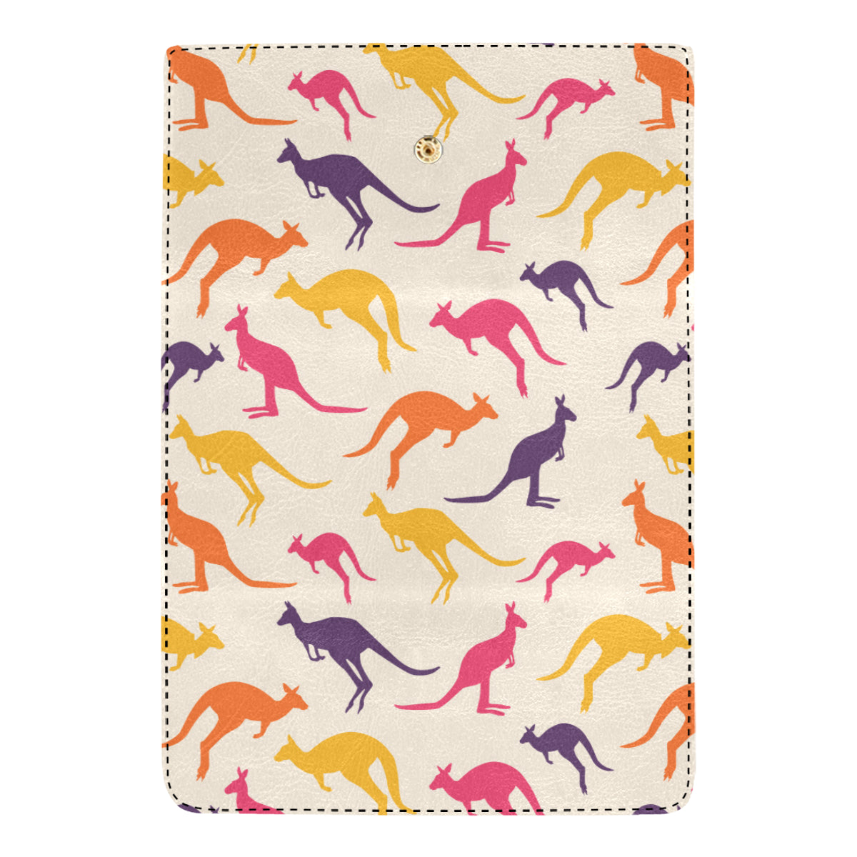 Kangaroos Pattern Print Design 01 Women's Trifold Wallet