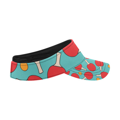 Ping Pong Pattern Print Design A01 Unisex Sun Visor