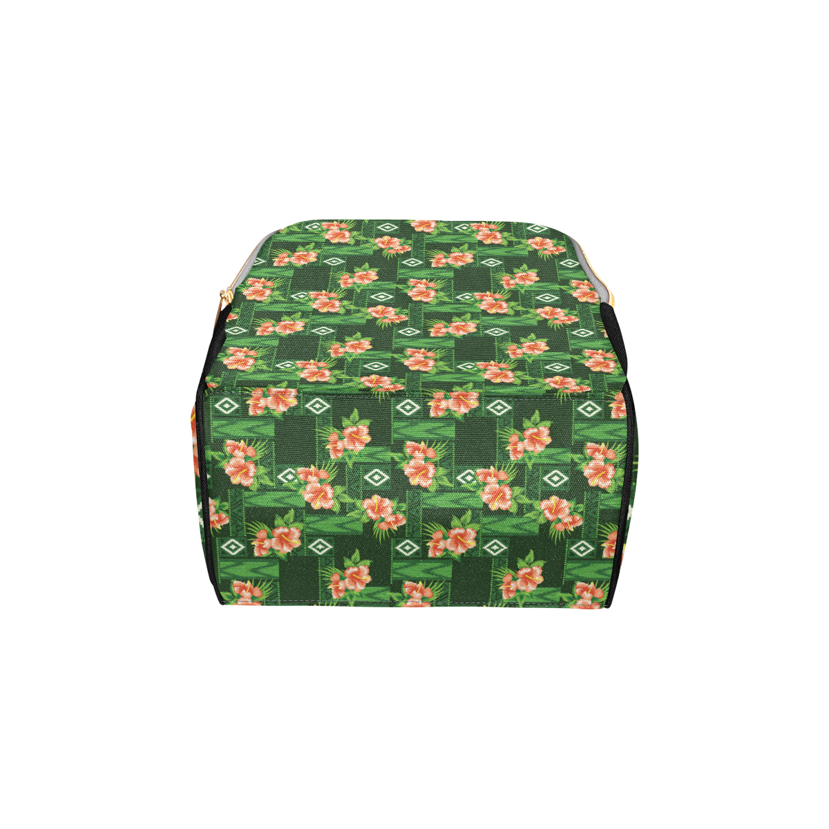Hibiscus Pattern Print Design HB05 Diaper Bag Backpack