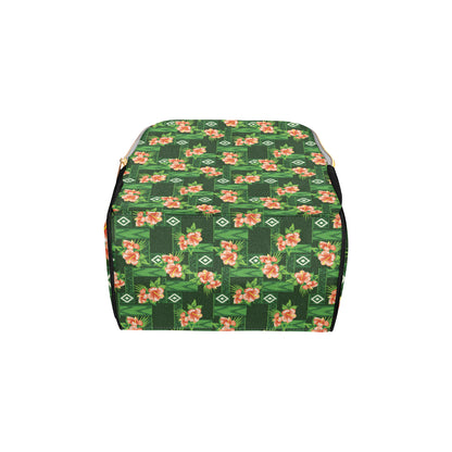 Hibiscus Pattern Print Design HB05 Diaper Bag Backpack