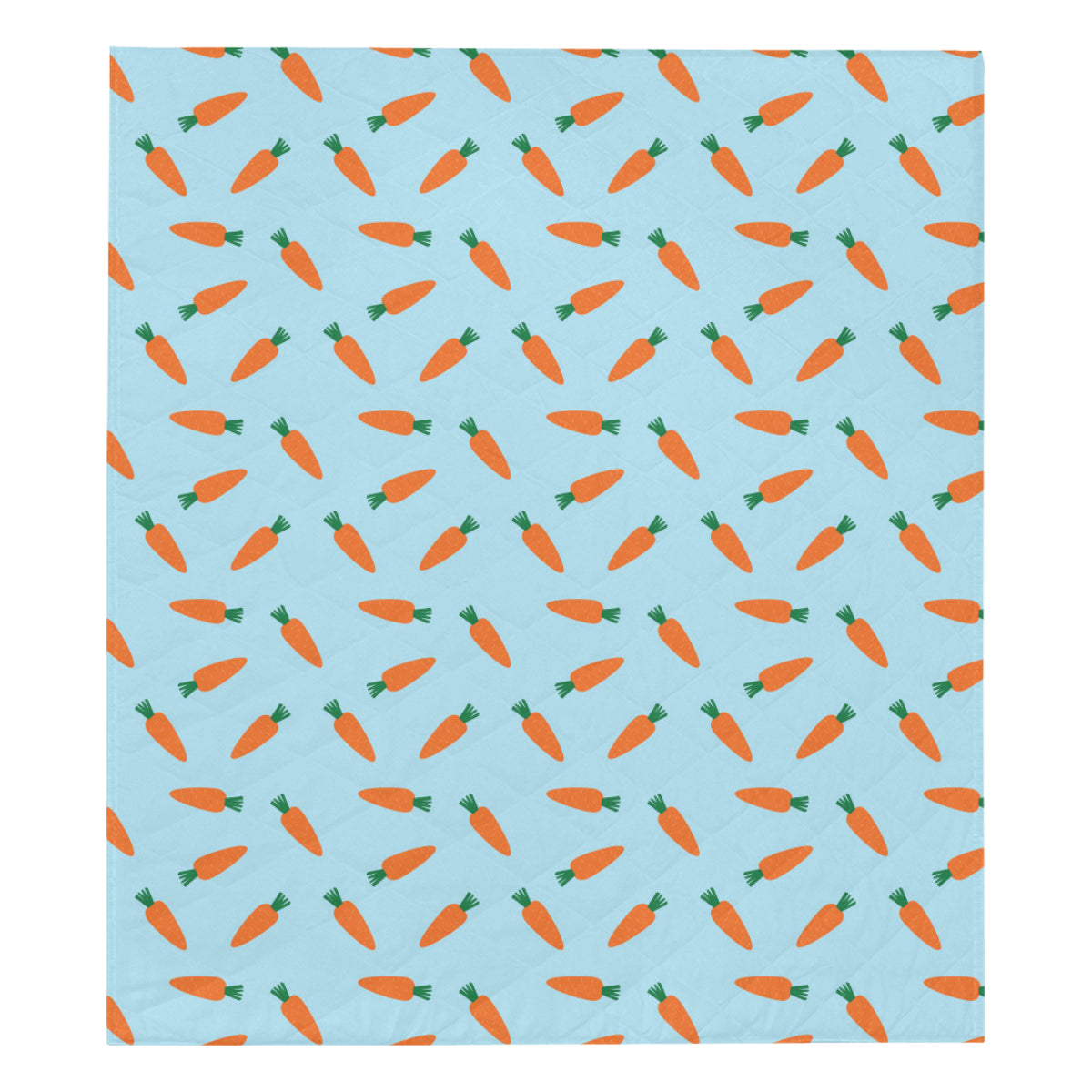 Carrot Pattern Print Design 03 Premium Quilt