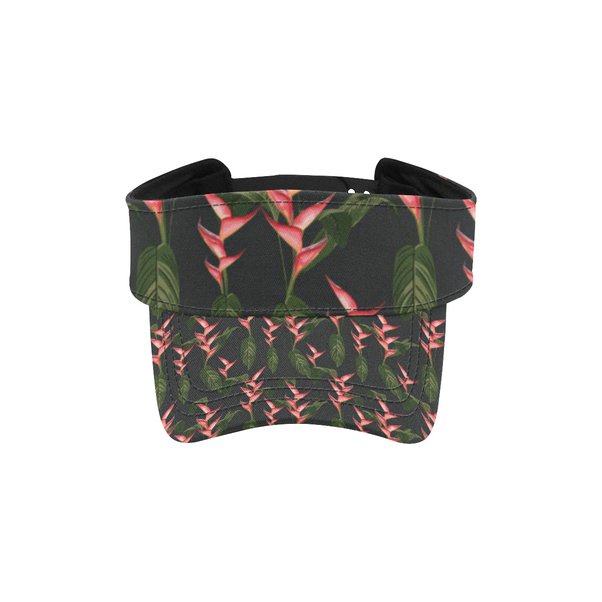 Heliconia Pattern Print Design HL07 Unisex Sun Visor